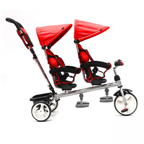 Triciclo Gémeos c/ Assentos Giratórios Twin Red Autobrinca Online