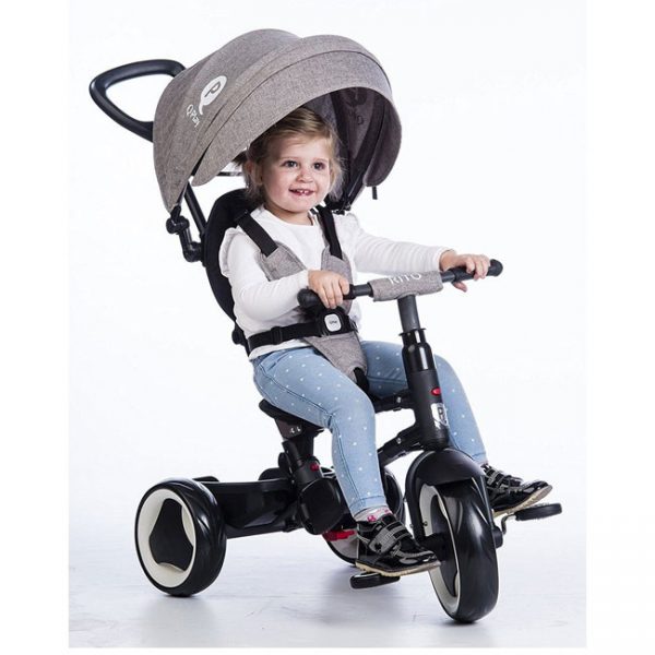 Triciclo QPlay Dobravel Rito Grey Autobrinca Online