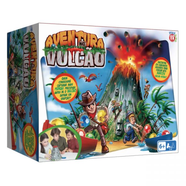 Aventura no Vulcão Autobrinca Online