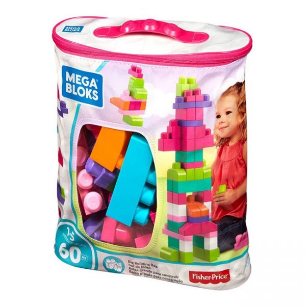 Mega Bloks Bolsa 60 Peças Rosa Autobrinca Online