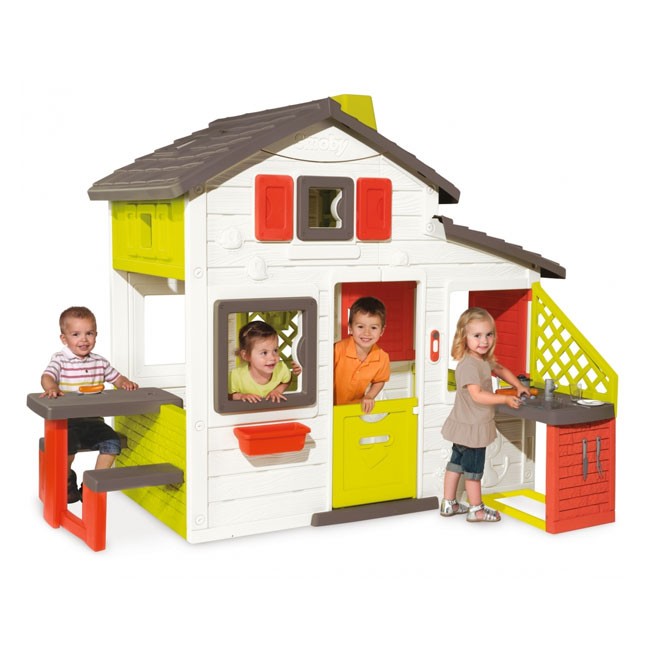 Casa Friends com Cozinha Smoby