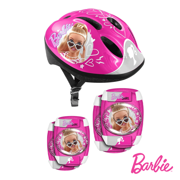 Conjunto Stamp Capacete e Proteções Barbie Autobrinca Online