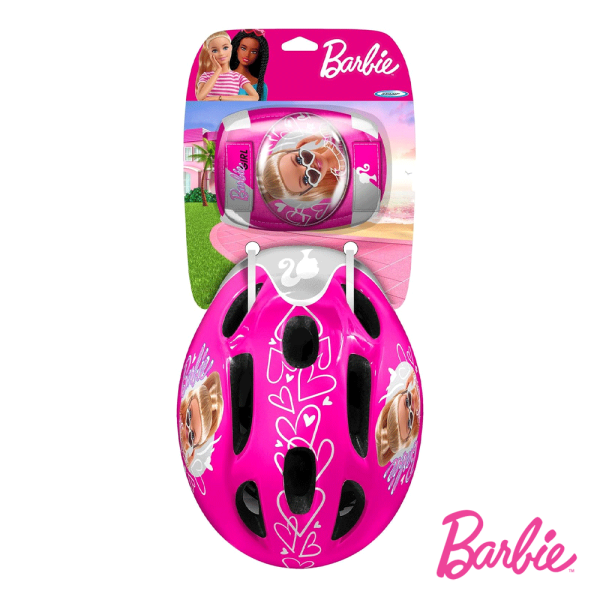 Conjunto Stamp Capacete e Proteções Barbie Autobrinca Online