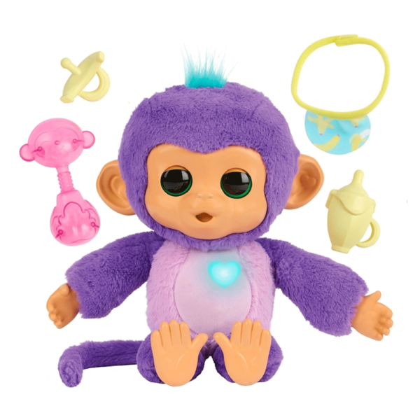 Fingerlings Peluche Macaco Interativo Sunny Autobrinca Online