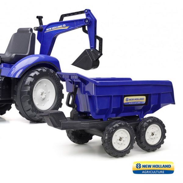 Trator New Holland T8 + Reboque Basculante + Pás Autobrinca Online