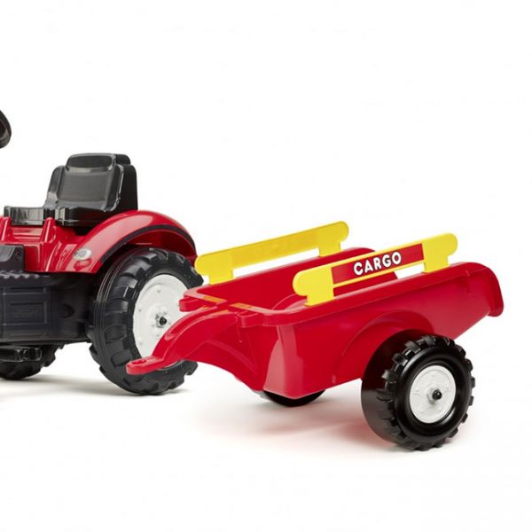 Trator Ranch Trac Red + Reboque + Pá Autobrinca Online