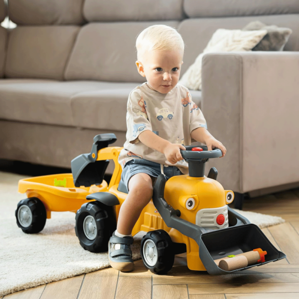 Trator Falk Baby Marcel + Reboque Basculante + Pás Autobrinca Online