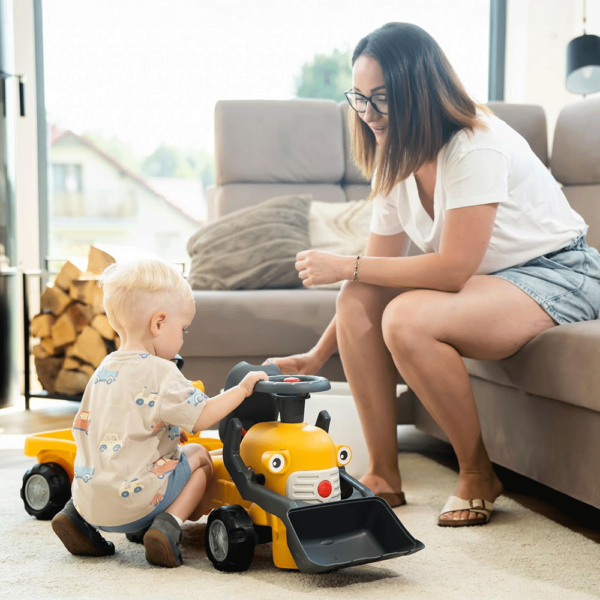 Trator Falk Baby Marcel + Reboque Basculante + Pás Autobrinca Online