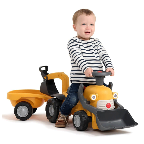 Trator Falk Baby Marcel + Reboque Basculante + Pás Autobrinca Online