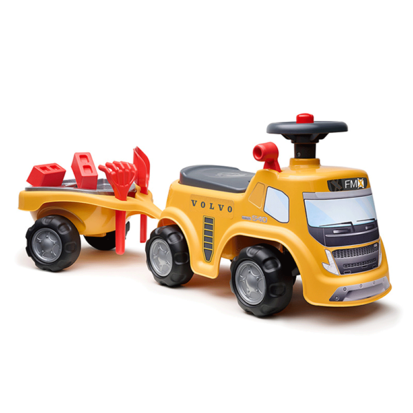 Trator Falk Volvo + Reboque c/ Ferramentas Autobrinca Online