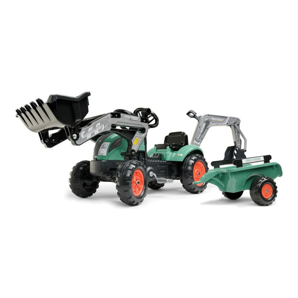 Trator Farm Lander Superloader + Reboque + Pás Autobrinca Online