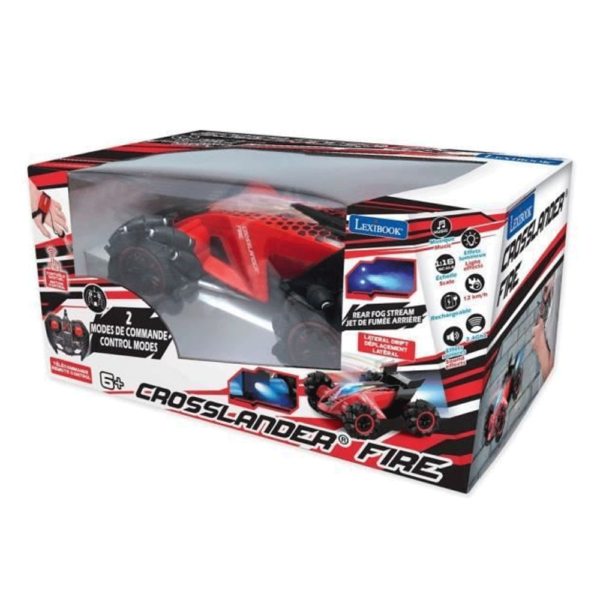 Carro Lexibook Crosslander Fire c/ Bracelete 1:16 RC Autobrinca Online