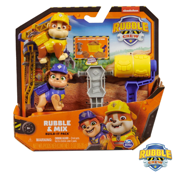 Rubble Crew – Pack Figuras Rubble e Mix Autobrinca Online