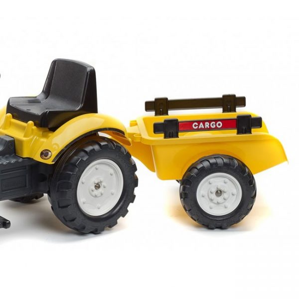 Trator Ranch Trac Yellow + Reboque + Pá Autobrinca Online