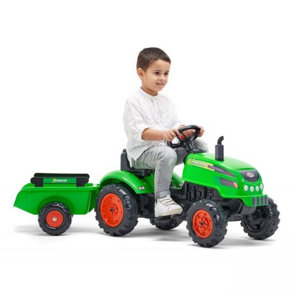 Trator X-Tractor Green + Reboque Autobrinca Online