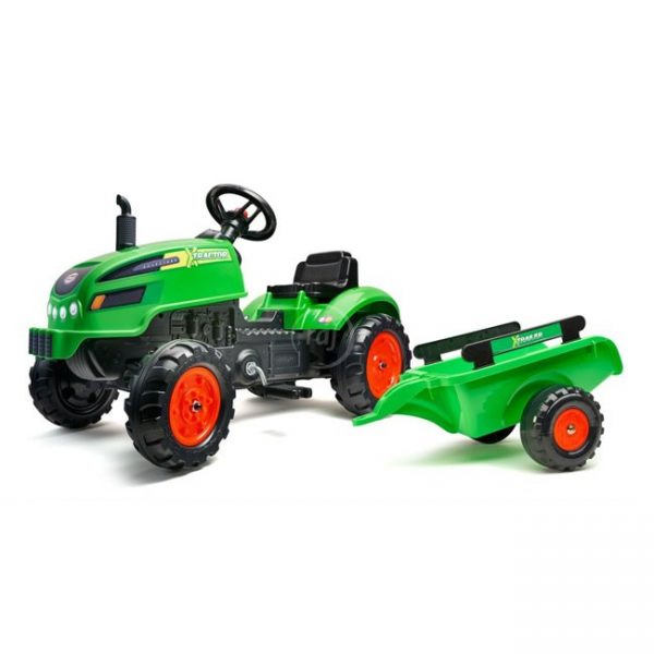 Trator X-Tractor Green + Reboque Autobrinca Online