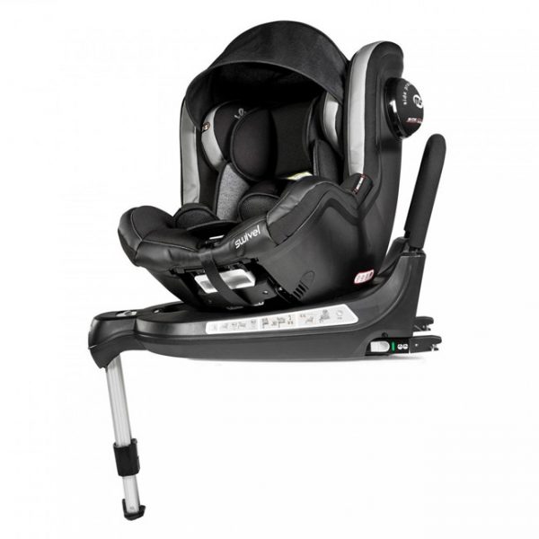 Cadeira MS Swivel Plus Giratória 360º Black