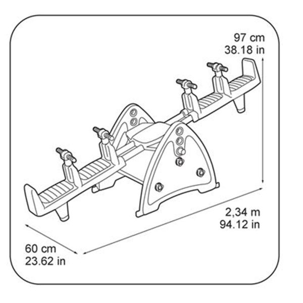 Sobe e Desce Seesaw 2×2 Autobrinca Online