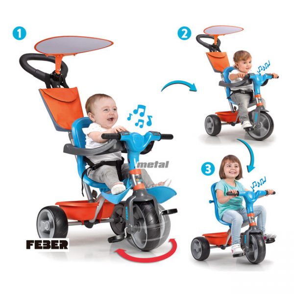 Triciclo Baby Plus Music Blue Autobrinca Online