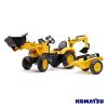 Escavadora Komatsu WB93R + Reboque + Pás Autobrinca Online