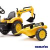 Escavadora Komatsu WB93R + Reboque + Pás Autobrinca Online