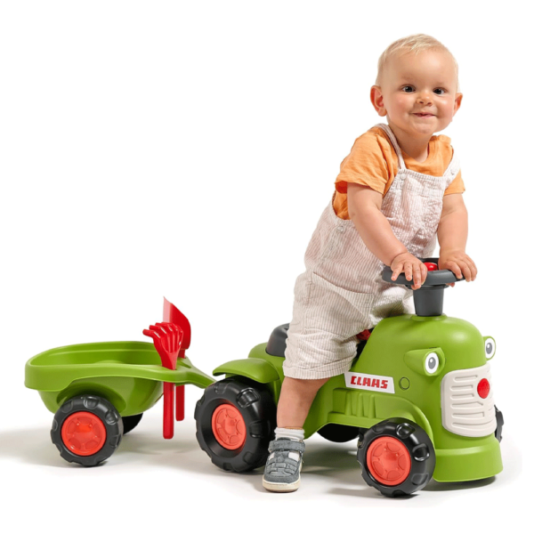 Trator Falk Meu Primeiro Trator Claas Verde c/ Reboque Autobrinca Online