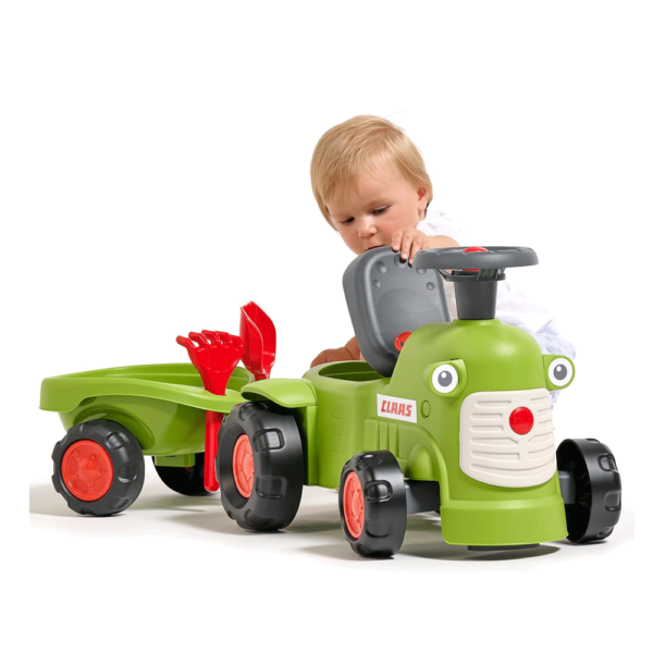 Trator Falk Meu Primeiro Trator Claas Verde c/ Reboque Autobrinca Online