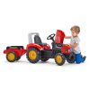 Trator Super Charger Big Red + Reboque Autobrinca Online