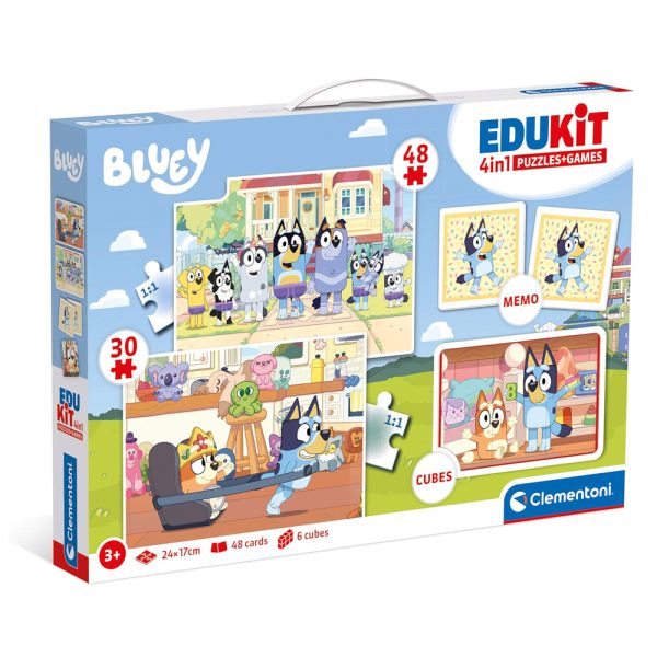 Edukit 4 Jogos em 1 Bluey Autobrinca Online