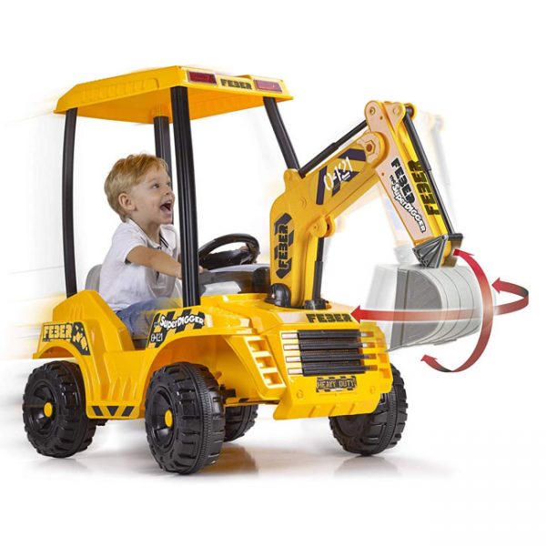 Escavadora Elétrica Super Digger 12V Autobrinca Online