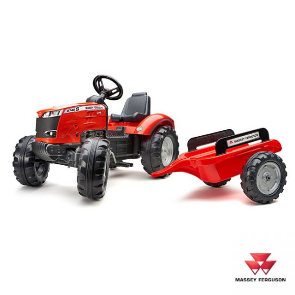 Trator Massey Ferguson S8740 + Reboque Autobrinca Online