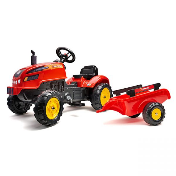 Trator X-Tractor Red + Reboque Autobrinca Online