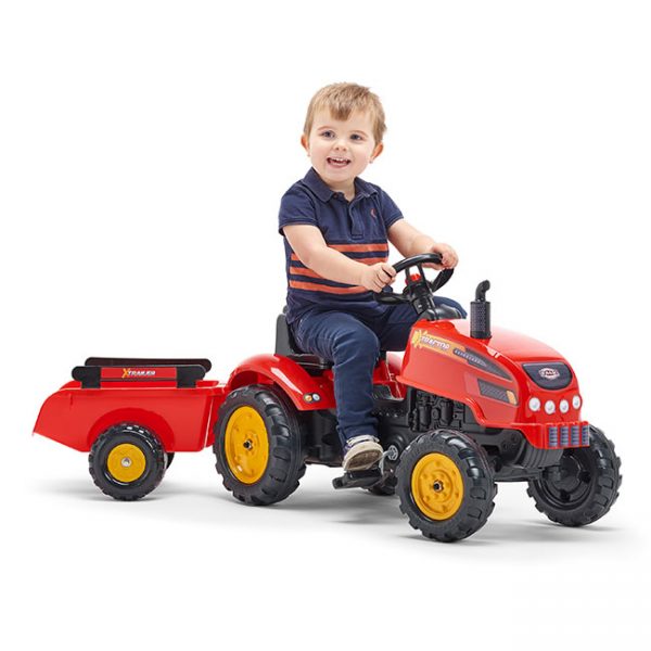 Trator X-Tractor Red + Reboque Autobrinca Online