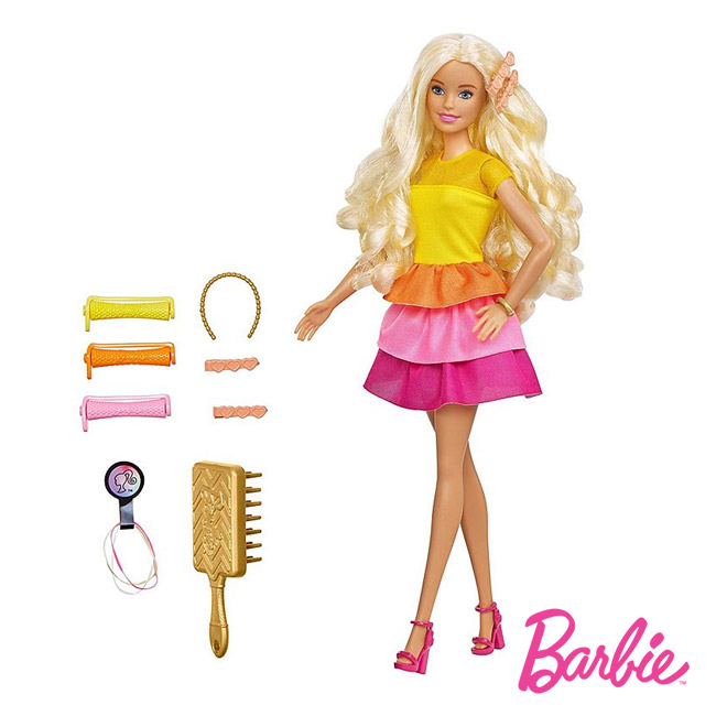 Barbie Canudos e Caracois Fashion