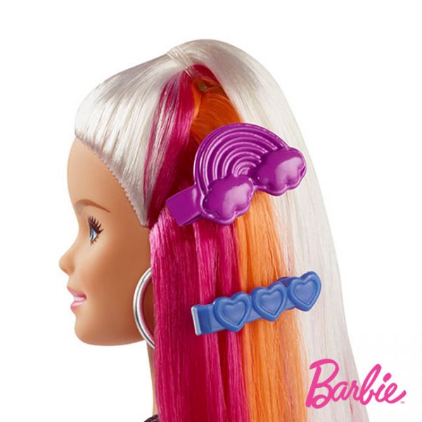 Barbie Super Penteados Arco-Íris