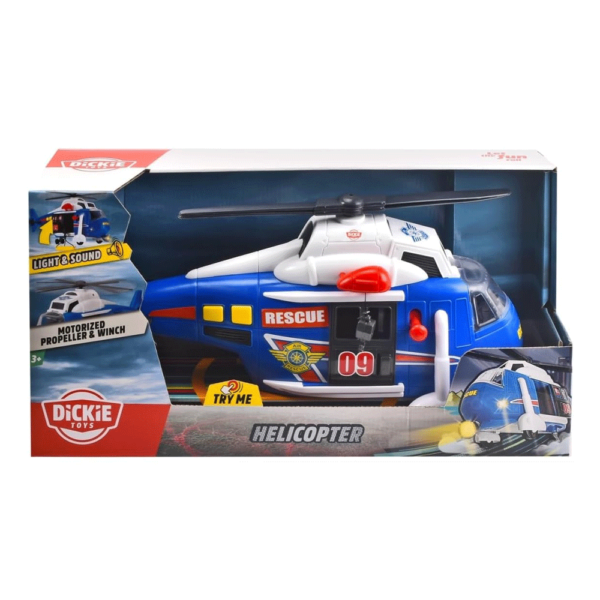 Dickie Toys Helicóptero c/ Luz e Sons Autobrinca Online