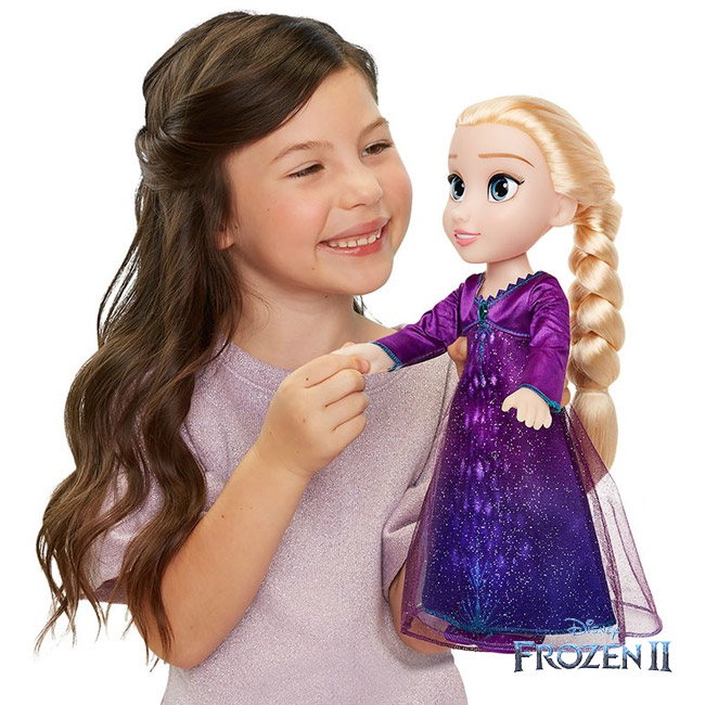 Boneca musical falante frozen Elsa - Bonecas frozen com led cabelo
