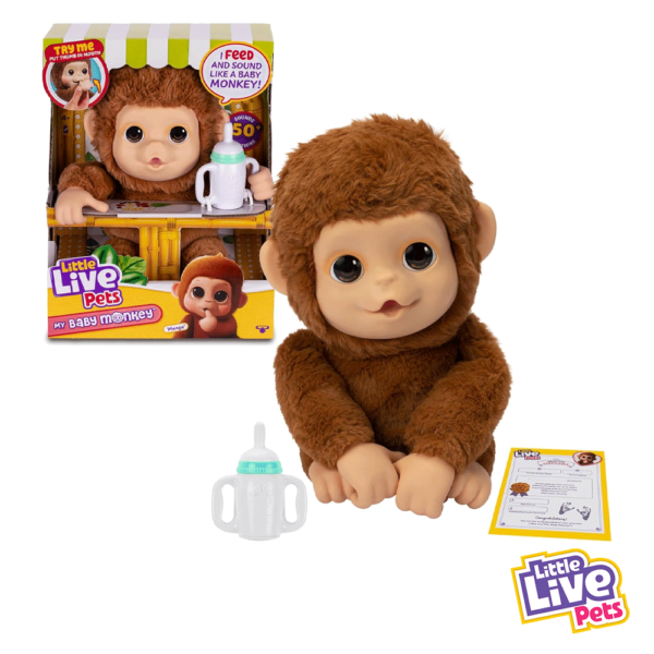 Little Live Pets My Baby Monkey Mango Autobrinca Online