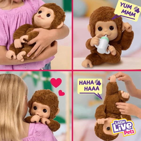 Little Live Pets My Baby Monkey Mango Autobrinca Online