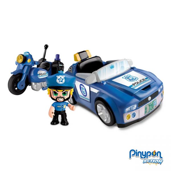 Pinypon Action Veículo de Ação Polícia Autobrinca Online