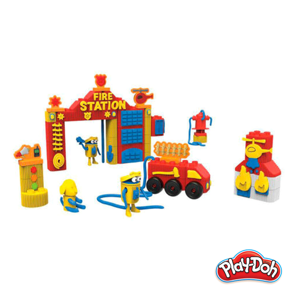 Play-Doh Bloks Playset Quartel dos Bombeiros Autobrinca Online