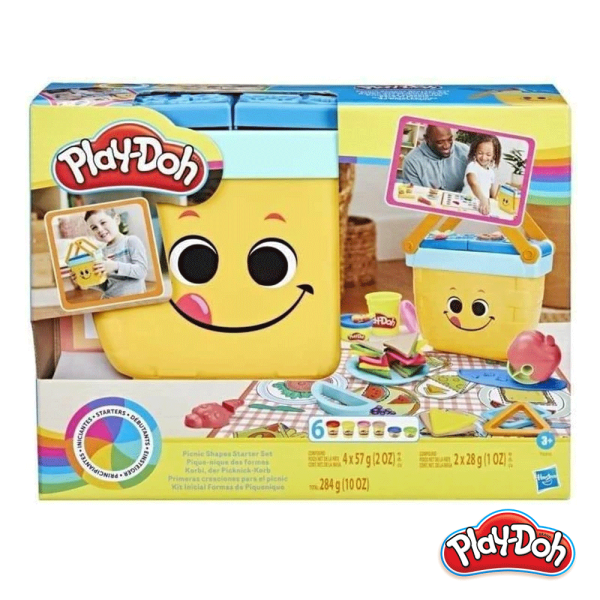 Play-Doh Kit Inicial Formas de Piquenique Autobrinca Online www.autobrinca.com