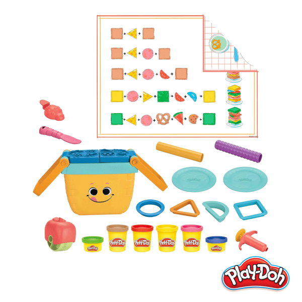 Play-Doh Kit Inicial Formas de Piquenique Autobrinca Online