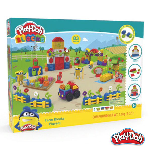 Play-Doh Bloks Playset Blocos da Quinta Autobrinca Online