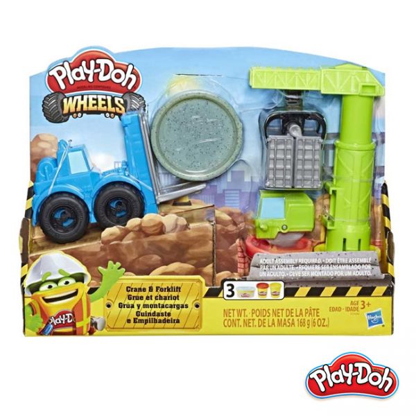 Play-Doh – Wheels Grua e Empilhador Autobrinca Online