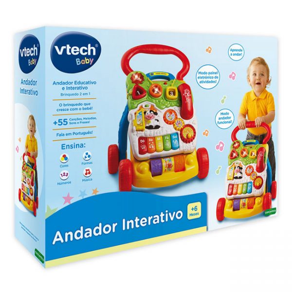 Vtech Andador Interativo Autobrinca Online