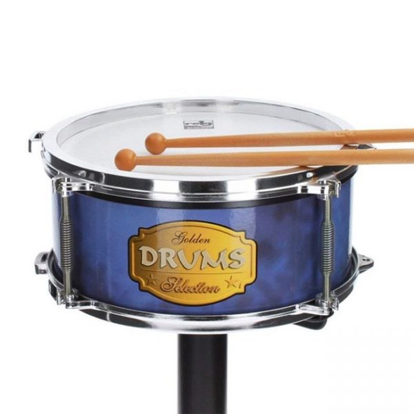 Bateria Musical Golden Drums Azul Autobrinca Online
