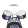 Bateria Musical Golden Drums Azul Autobrinca Online