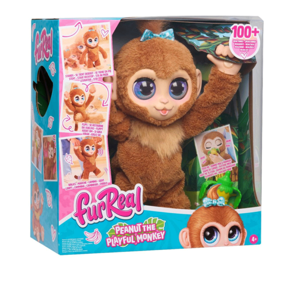Fur Real Peanut Macaco Interativo Autobrinca Online