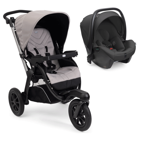 Duo Chicco Activ3 Nut c/ Kory Plus Black Satin Autobrinca Online
